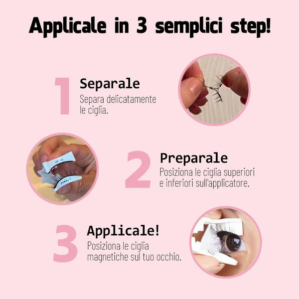 Ciglia Magnetiche Irresistibili Genora.