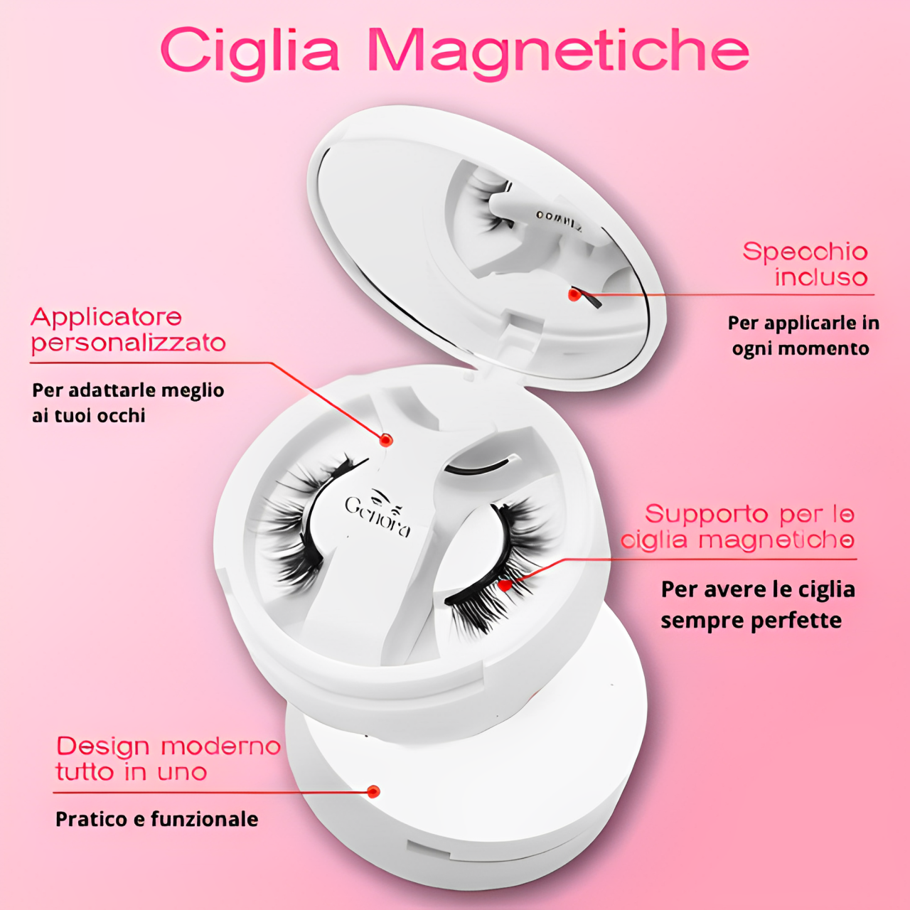 Ciglia Magnetiche Irresistibili Genora.